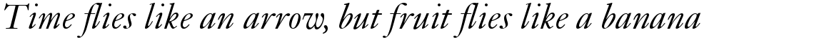 Monotype Janson Italic
