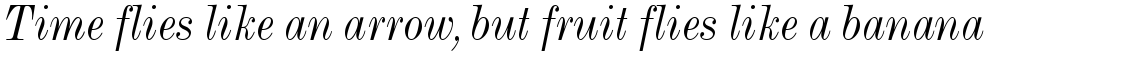 Monotype Modern Condensed Italic