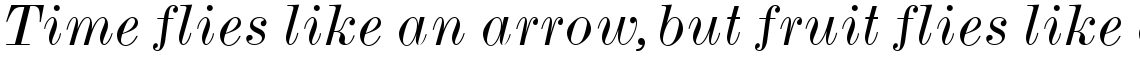 Monotype Modern Wide Italic