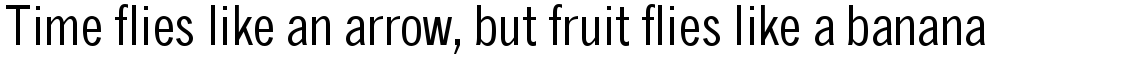 Monotype News Gothic Condensed