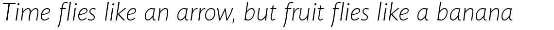 Mundo Sans Light Italic