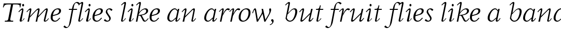 Perrywood Light Expanded Italic