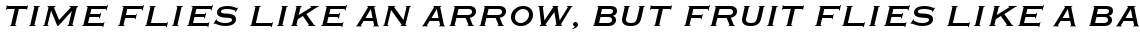 Plate Gothic Three Four Italic