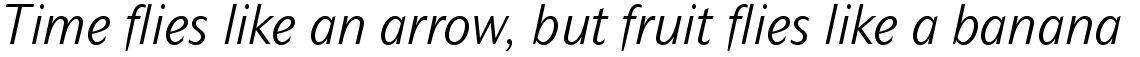 Mahsuri Sans Light Italic