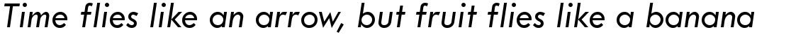 Twentieth Century Medium Italic