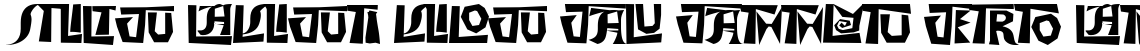 Arty Regular Ligatures