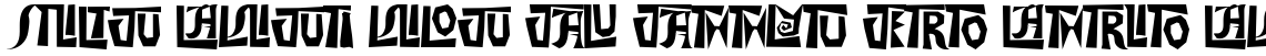 Arty Condensed Ligatures