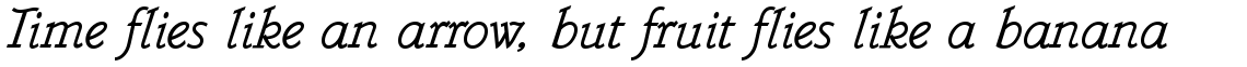 Belwe Mono Italic