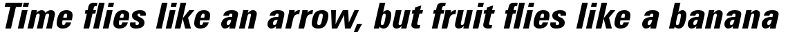 Utah WGL Condensed Bold Italic