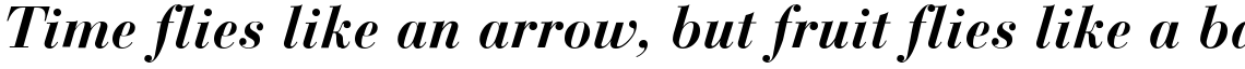 Bauer Bodoni Bold Italic OsF