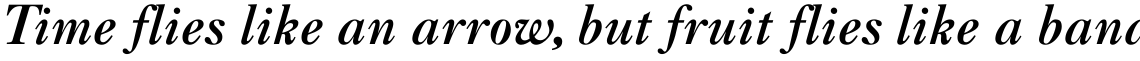 Caslon #3 Italic OsF