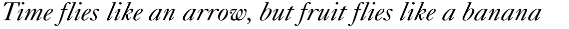 Caslon #540 Italic OsF