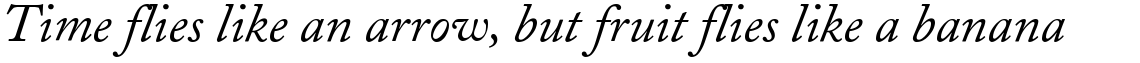 Adobe Caslon Italic OsF