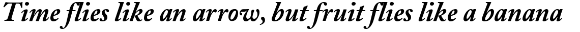 Adobe Caslon Bold Italic OsF