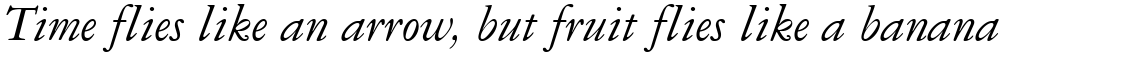 Garamond #3 Italic