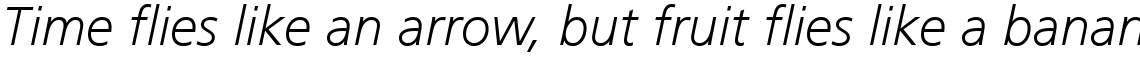 Frutiger 46 Light Italic
