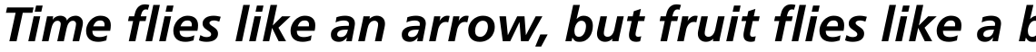 Frutiger 66 Bold Italic