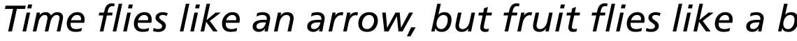 Frutiger 56 Italic