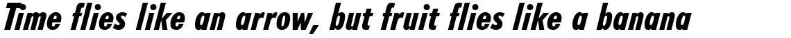 Tempo Heavy Condensed Italic