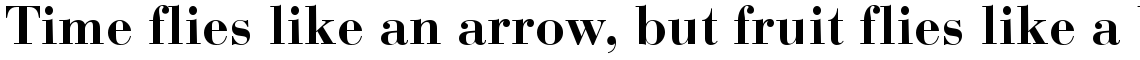 Bauer Bodoni Bold