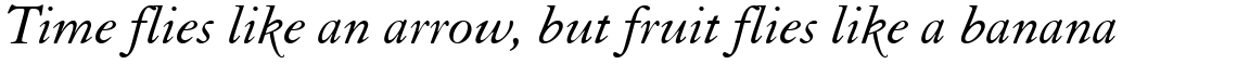 Granjon Italic