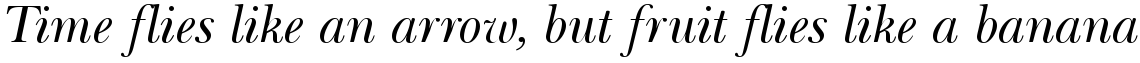 Baskerville LT Cyrillic Inclined
