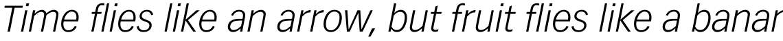 Vectora 46 Light Italic