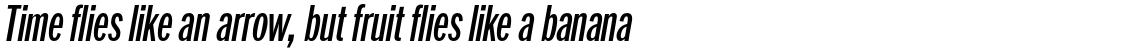 ITC Franklin Std Compressed Medium Italic