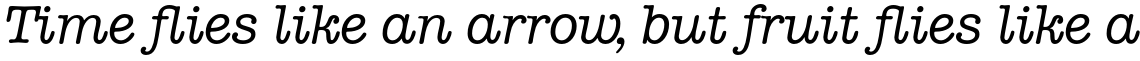 ITC American Typewriter Pro Medium Italic