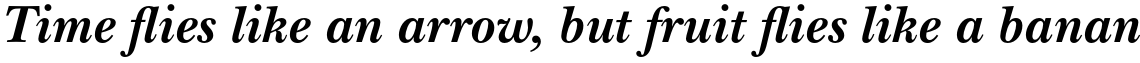 ITC New Baskerville Pro Bold Italic