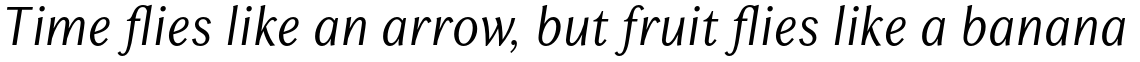 Chong Old Style Std Light Italic