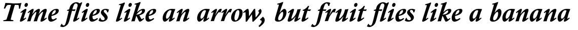 Calisto Pro Bold Italic