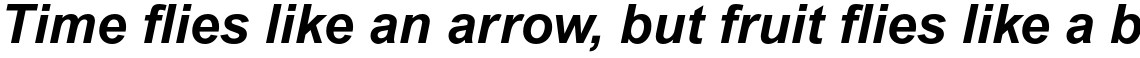 Arial Pro Bold Italic