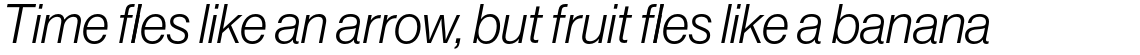 Neue Haas Grotesk Pro Display 46 Light Italic