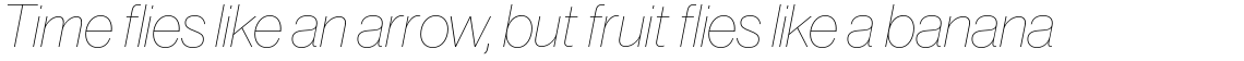 Neue Haas Grotesk Std Display 16 XXThin Italic
