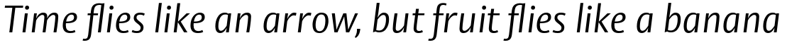 Vesta Pro Light Italic