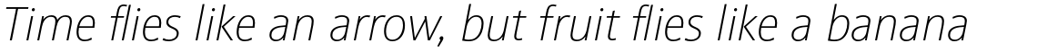 Sinova Pro Thin Italic