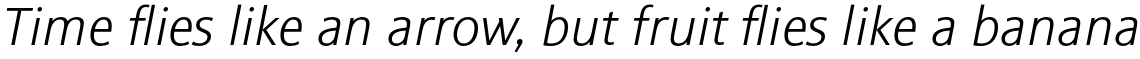 Sinova Pro Light Italic