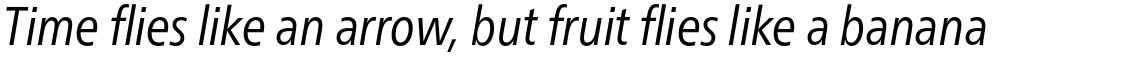 Neue Frutiger Pro Cyrillic Condensed Book Italic