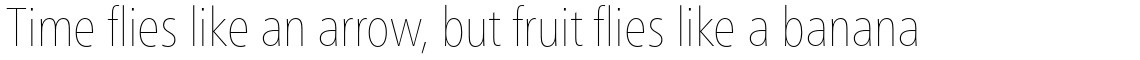 Neue Frutiger Pro Cyrillic Condensed Ultra Light