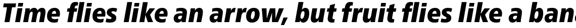 Neue Frutiger Pro Cyrillic Condensed Extra Black Italic