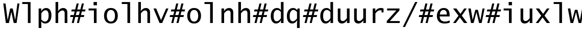 Lucida Sans Typewriter Std Regular