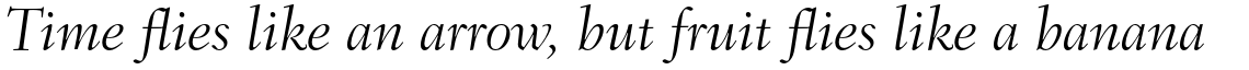 Fairfield Std 46 Light Italic