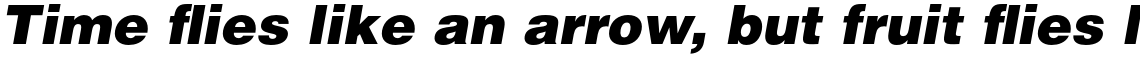 Helvetica Std Black Oblique