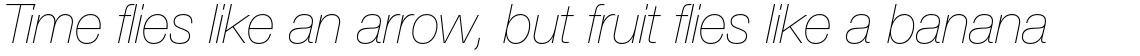 Neue Helvetica Std 26 Ultra Light Italic
