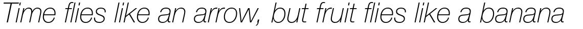 Neue Helvetica Std 36 Thin Italic