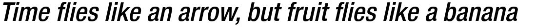 Neue Helvetica Std 67 Medium Condensed Oblique