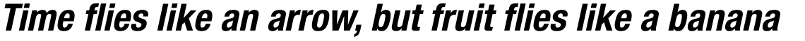 Neue Helvetica Std 77 Bold Condensed Oblique