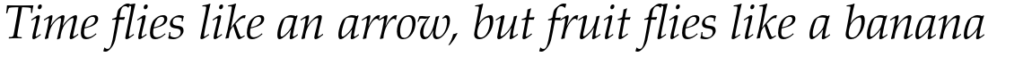 Palatino Std Light Italic