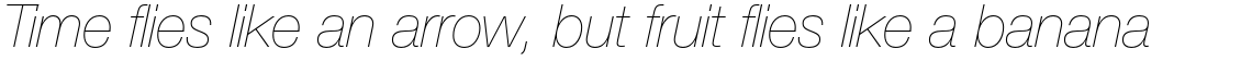 Neue Helvetica Pro 26 Ultra Light Italic